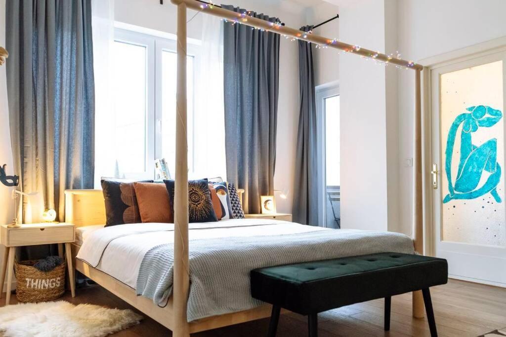 Apartmán La Dame Bleue Bukurešť Exteriér fotografie